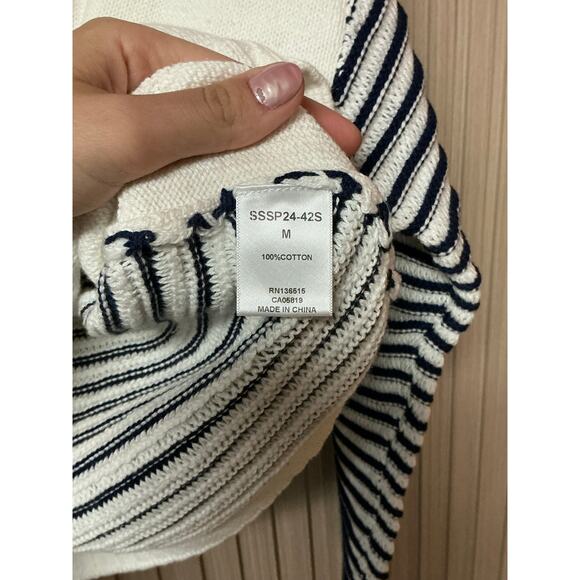 Stitches & Stripes Quincy Pullover Chalk Size M - Picture 6 of 8